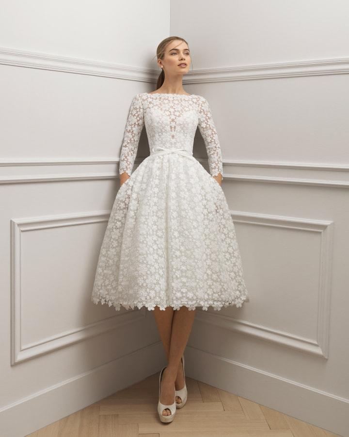 Vestidos de novia escote barco 2019: tu figura y luce muy elegante