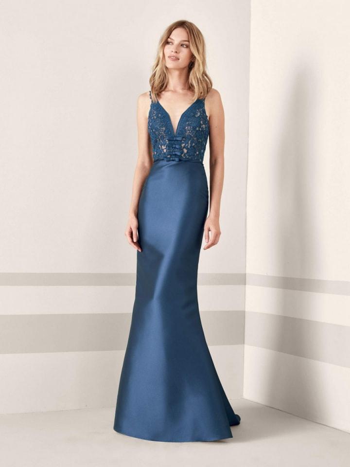 Vestido azul para online matrimonio