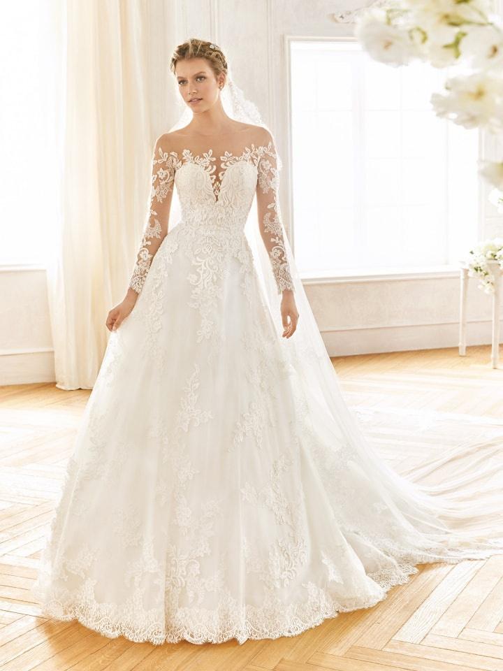 Vestidos de novia con hombros ca dos 2019 el escote rom ntico y