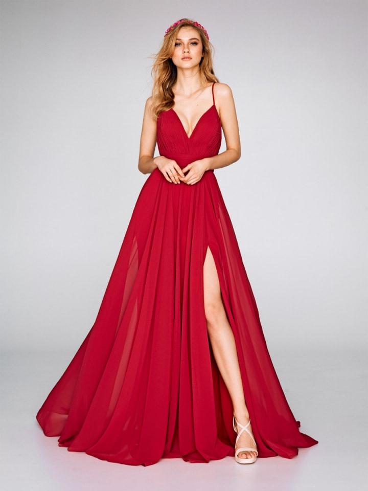 vestidos de fiesta rojos 2019: ¿te atreves?