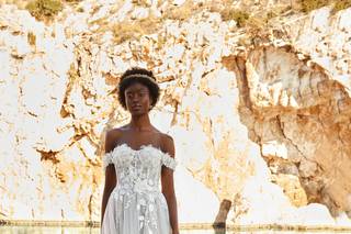 Vestidos para novia con poco busto