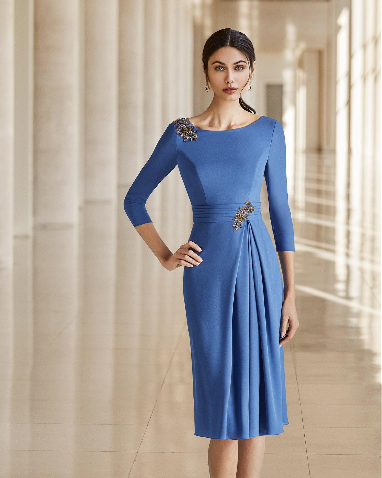 Vestido azul eléctrico| Vestido midi|Colección fiesta 2022