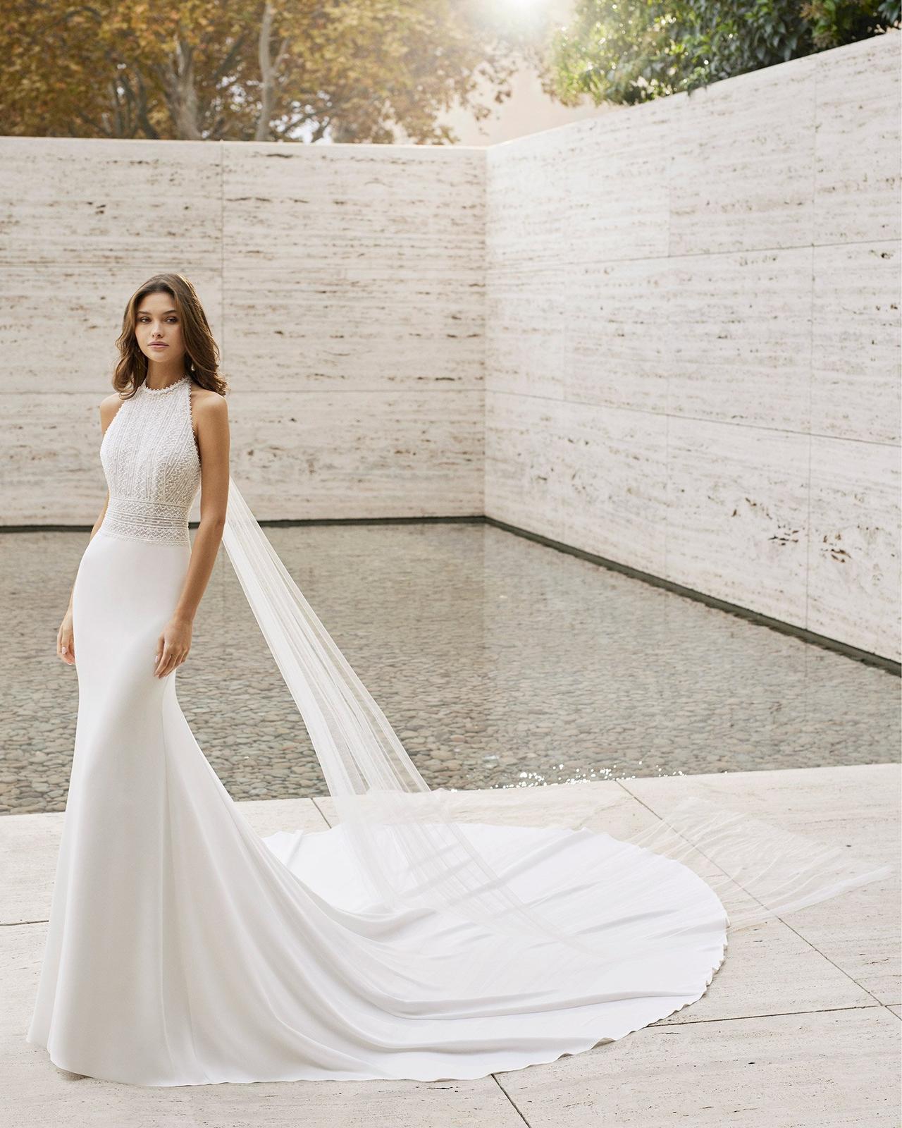 Diseñadores de vestidos fashion de novia americanos