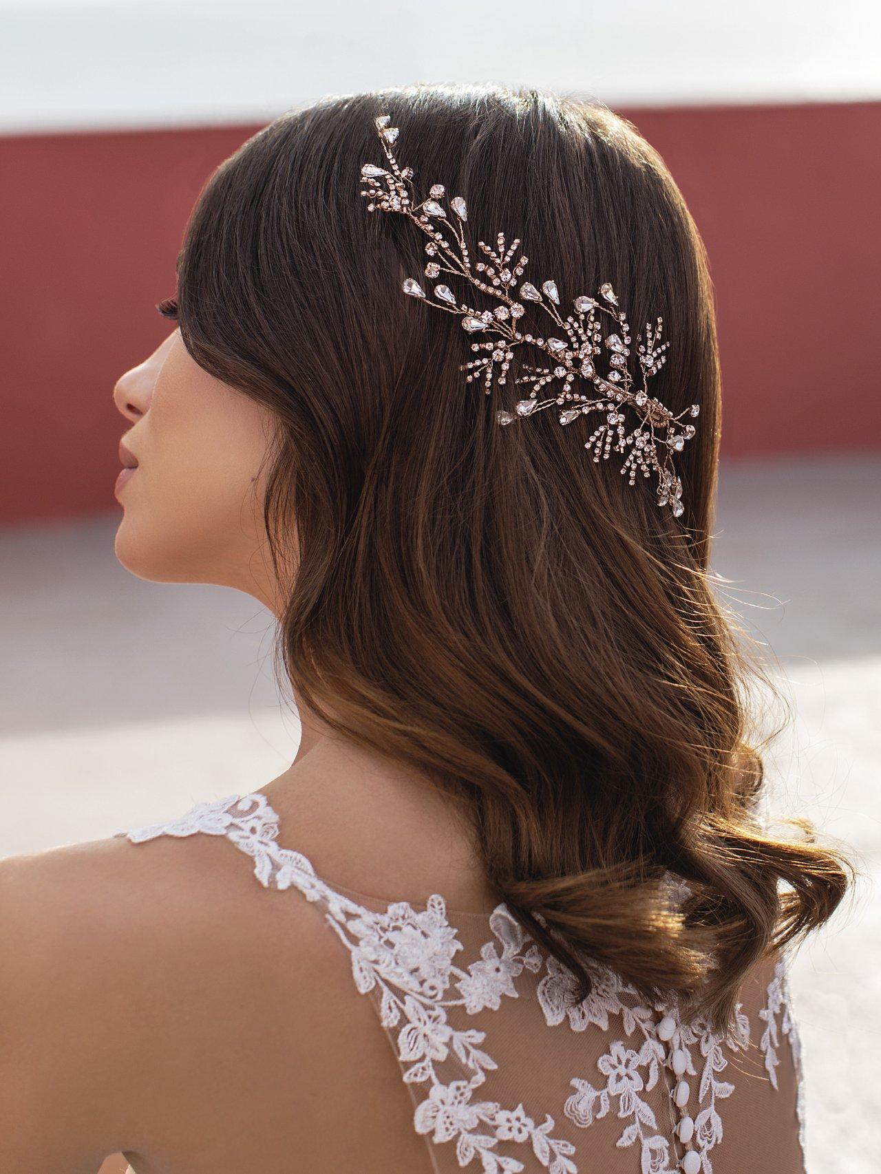 Pigmento Galleta neutral 10 accesorios que querrás llevar con tu peinado de novia ¡te fascinarán!