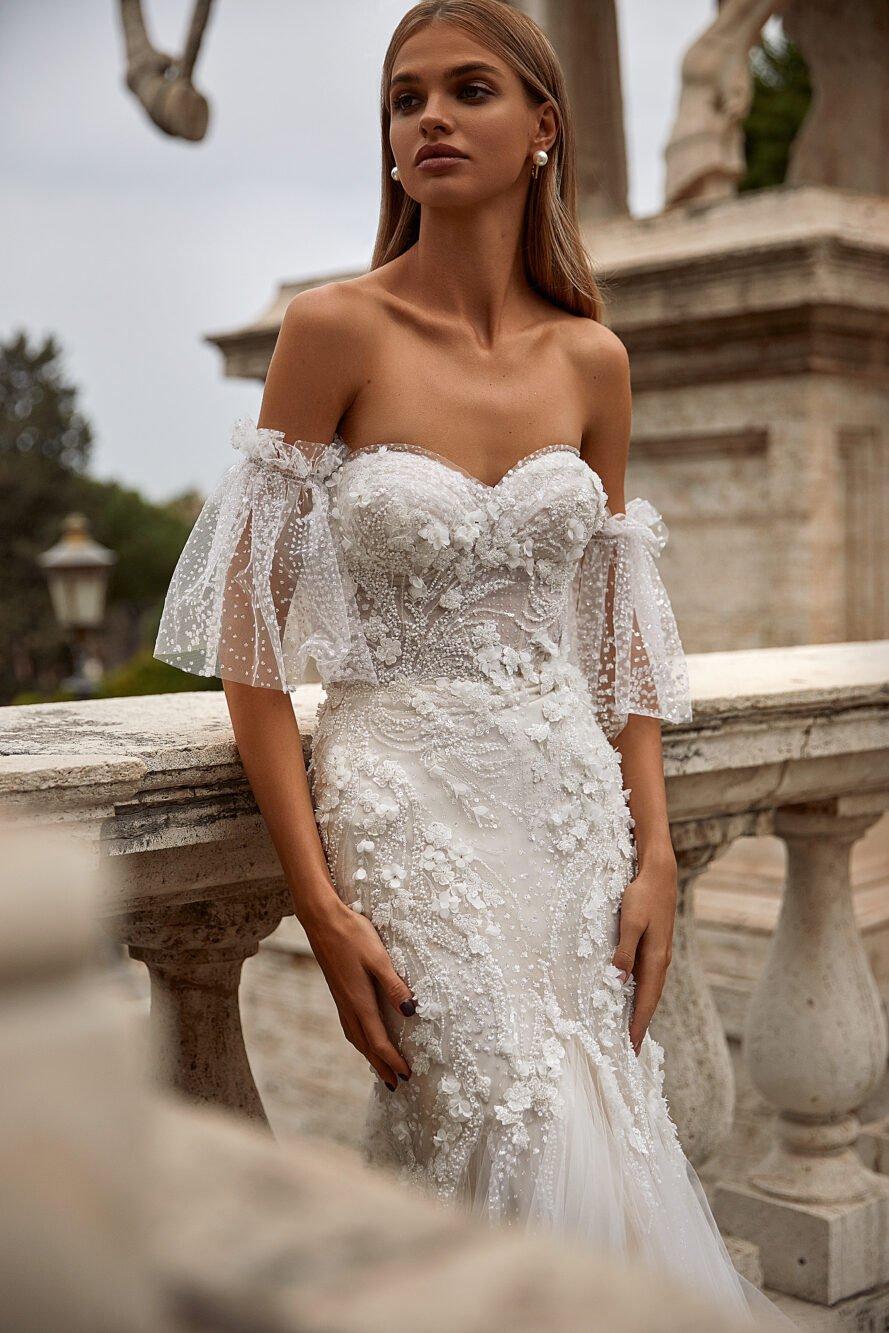 vestido de novia corte sirena