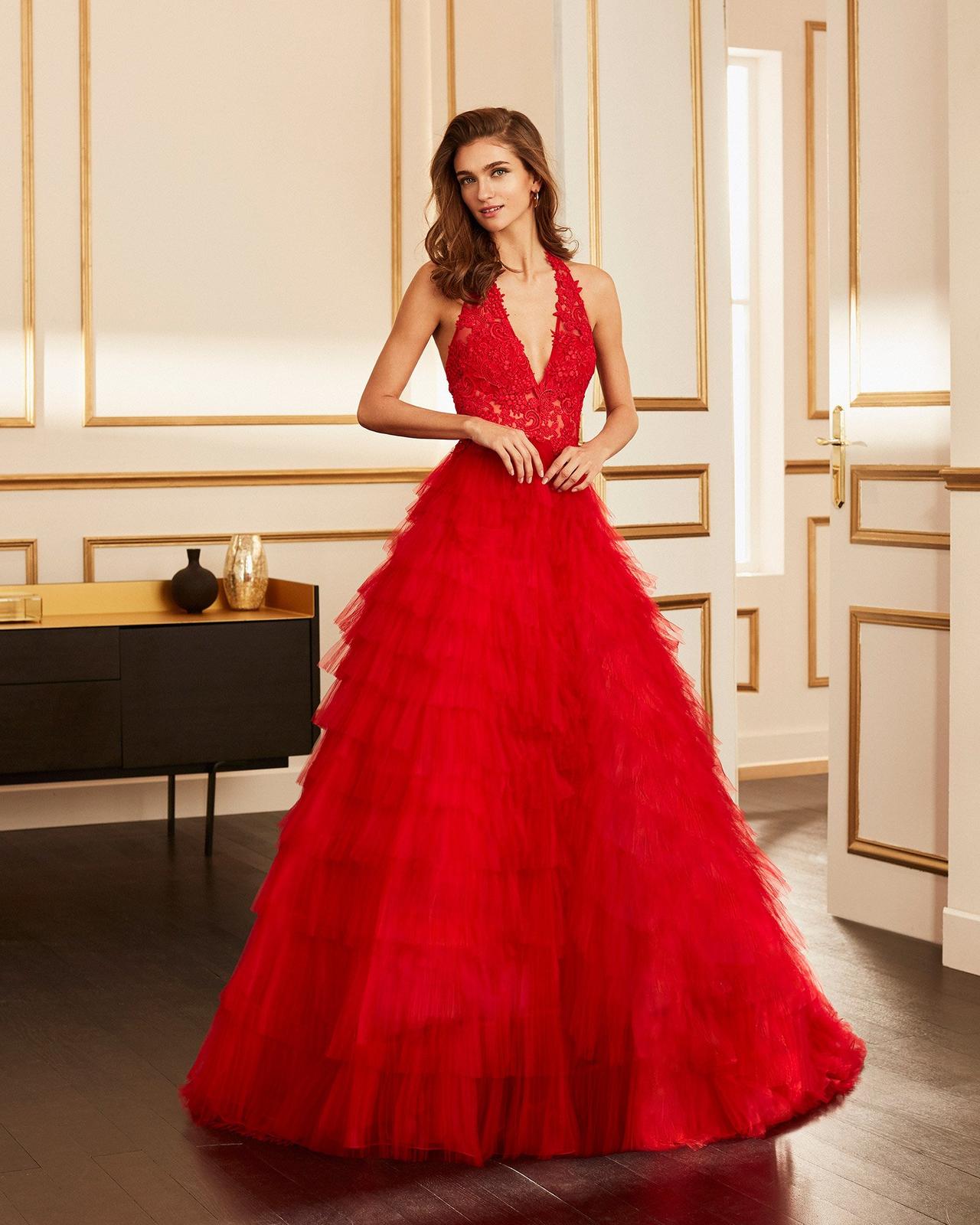 Vestidos rojos de fiesta, enamórate de los diseños que son tendencia