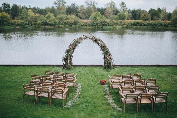 arco de flores para matrimonio