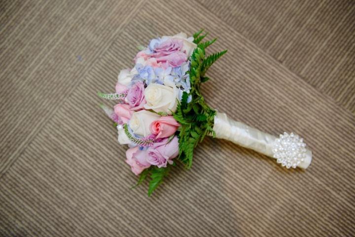 Bouquet de novia colores pasteles