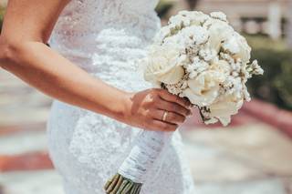 Bouquet de novia blanco