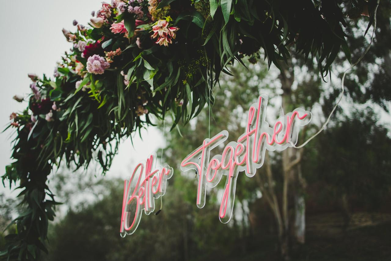 Letras luminosas de neón, letras LED con luz de neón, letras iluminadas  para decoración de pared, Navidad, ceremonia de boda, fiesta de cumpleaños