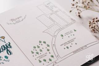 tarjeta de matrimonio civil minimalista con dibujo