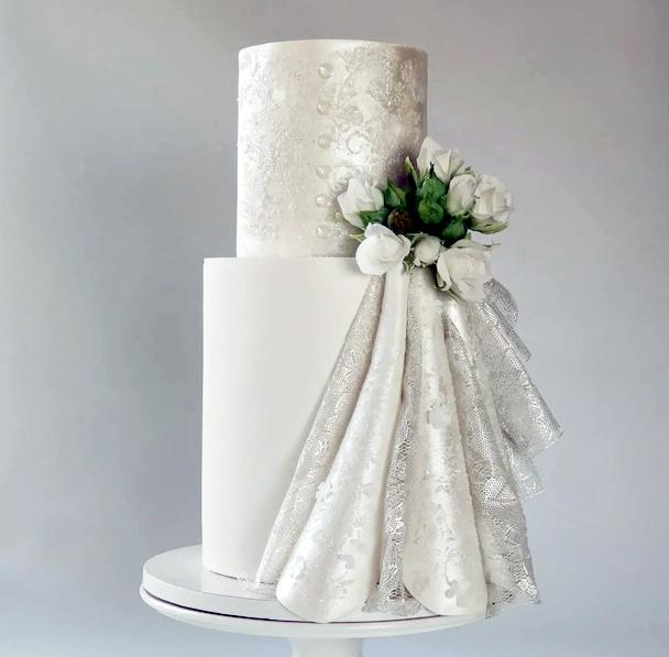 torta de matrimonio elegante