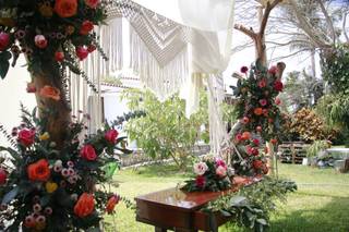 arco de flores para boda
