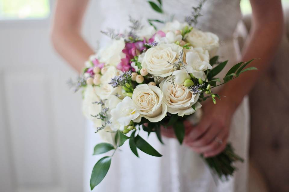 bouquet de novia blanco
