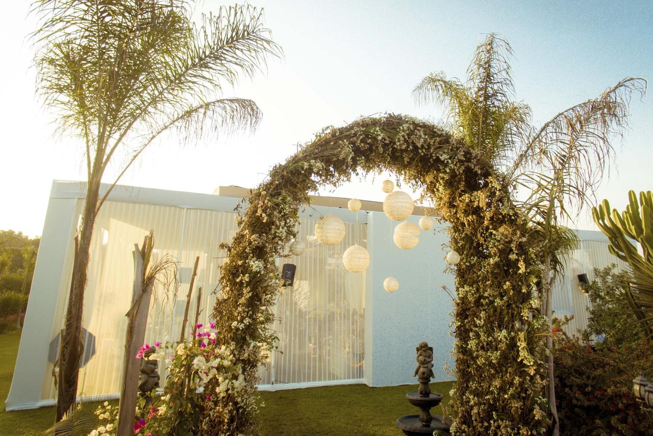 arco de flores para boda