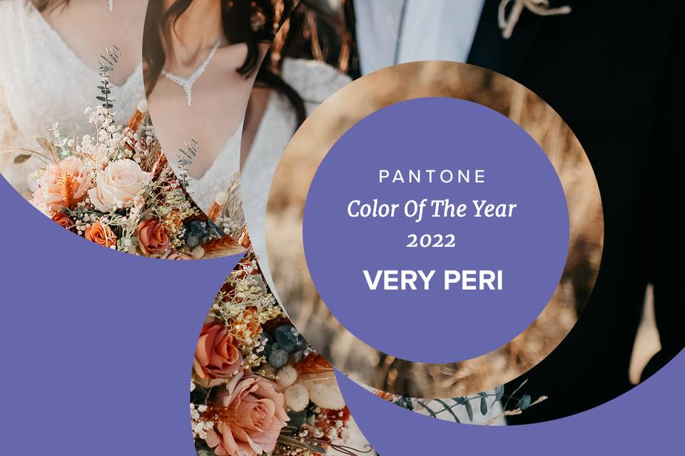 Very Peri, el color del año 2022 según Pantone. ¡Así pueden incluirlo en su matrimonio!