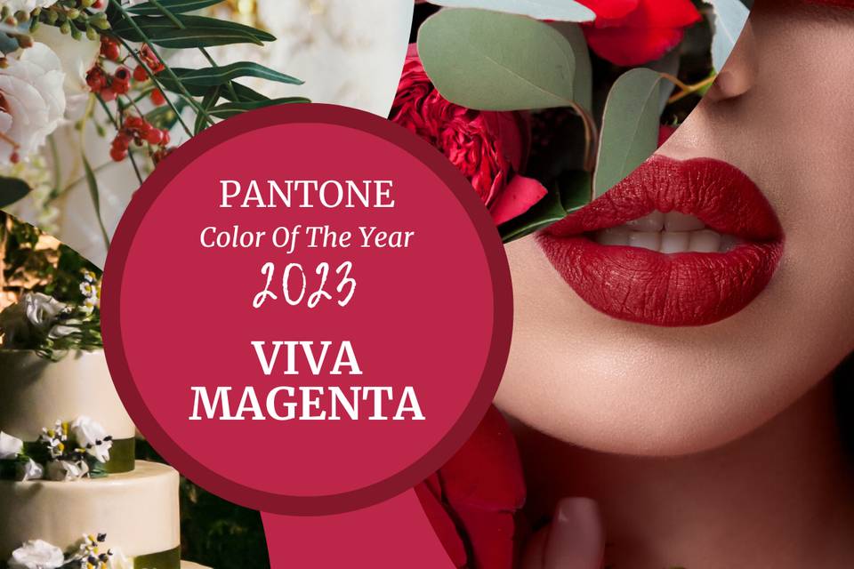 Viva Magenta es el color Pantone del año 2023: ¡inspiración para su matrimonio!