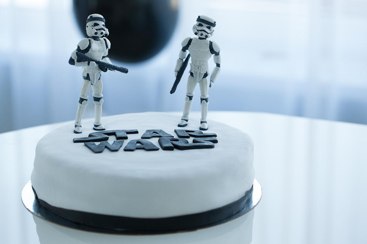 Torta inspirada en Star Wars