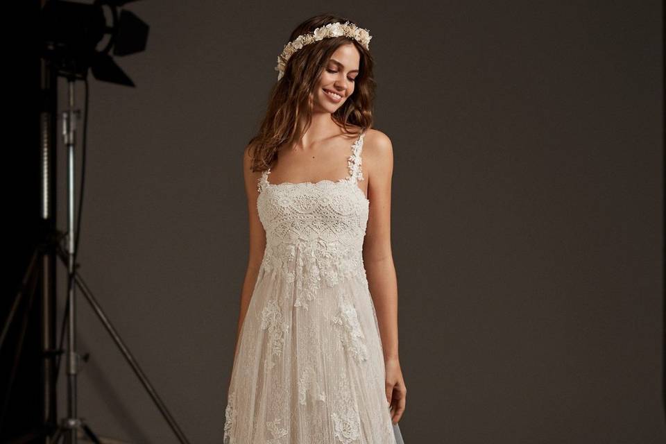 30 vestidos de novia corte imperio: descubre el diseño perfecto para ti