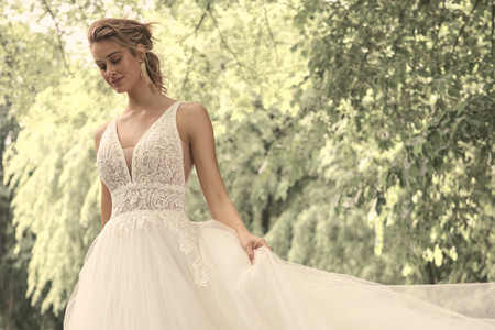 Vestidos de novia románticos: ¡101 diseños para soñar!