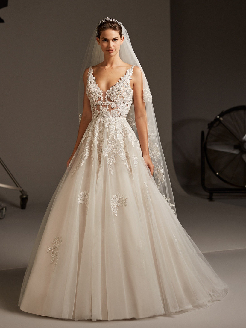 Vestidos de novia con encaje 60 diseños que dictan la moda