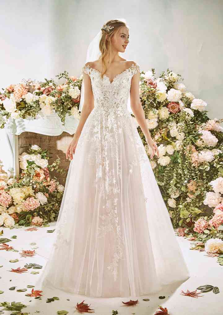 encaje vestido de novia