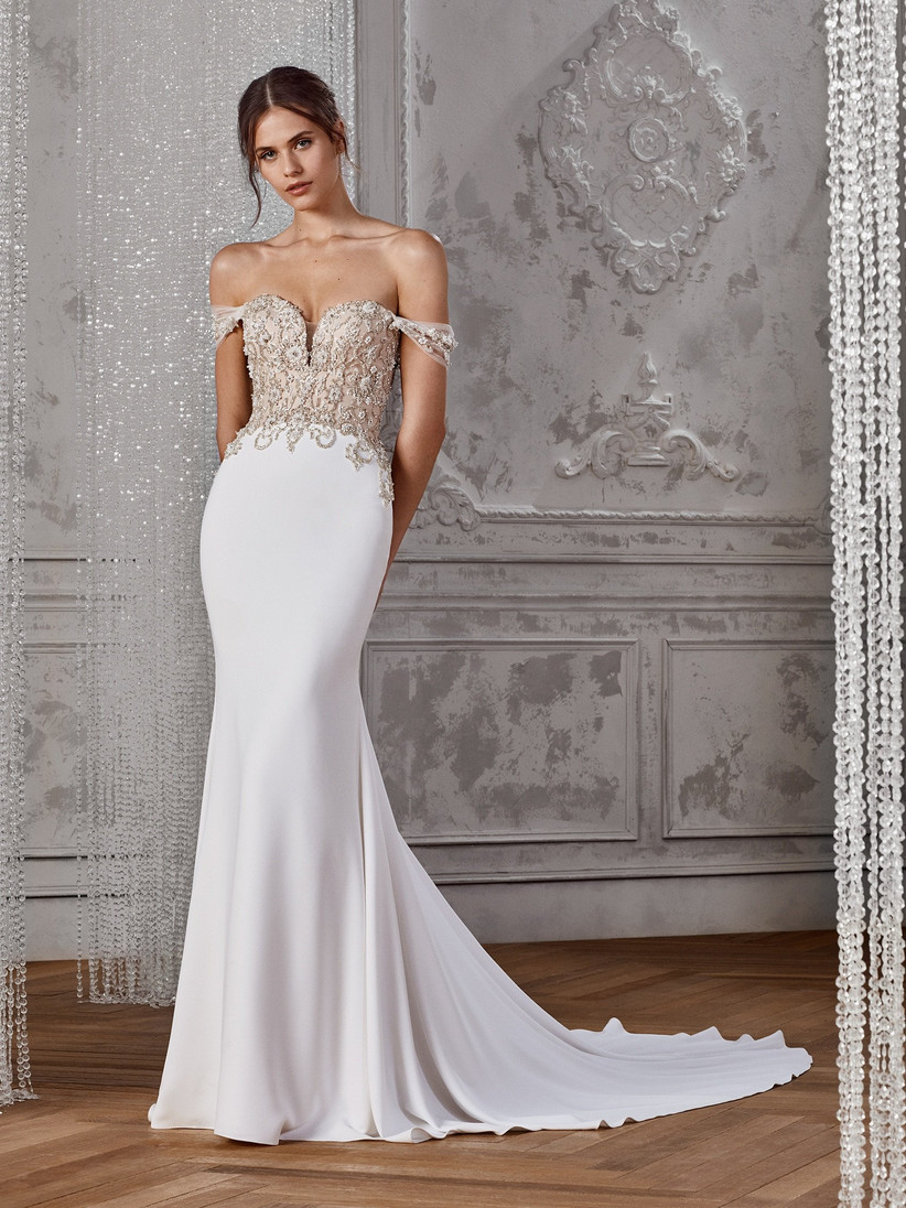 Tendencias 2019 en vestidos de novia de corte sirena ¡te dejarán sin