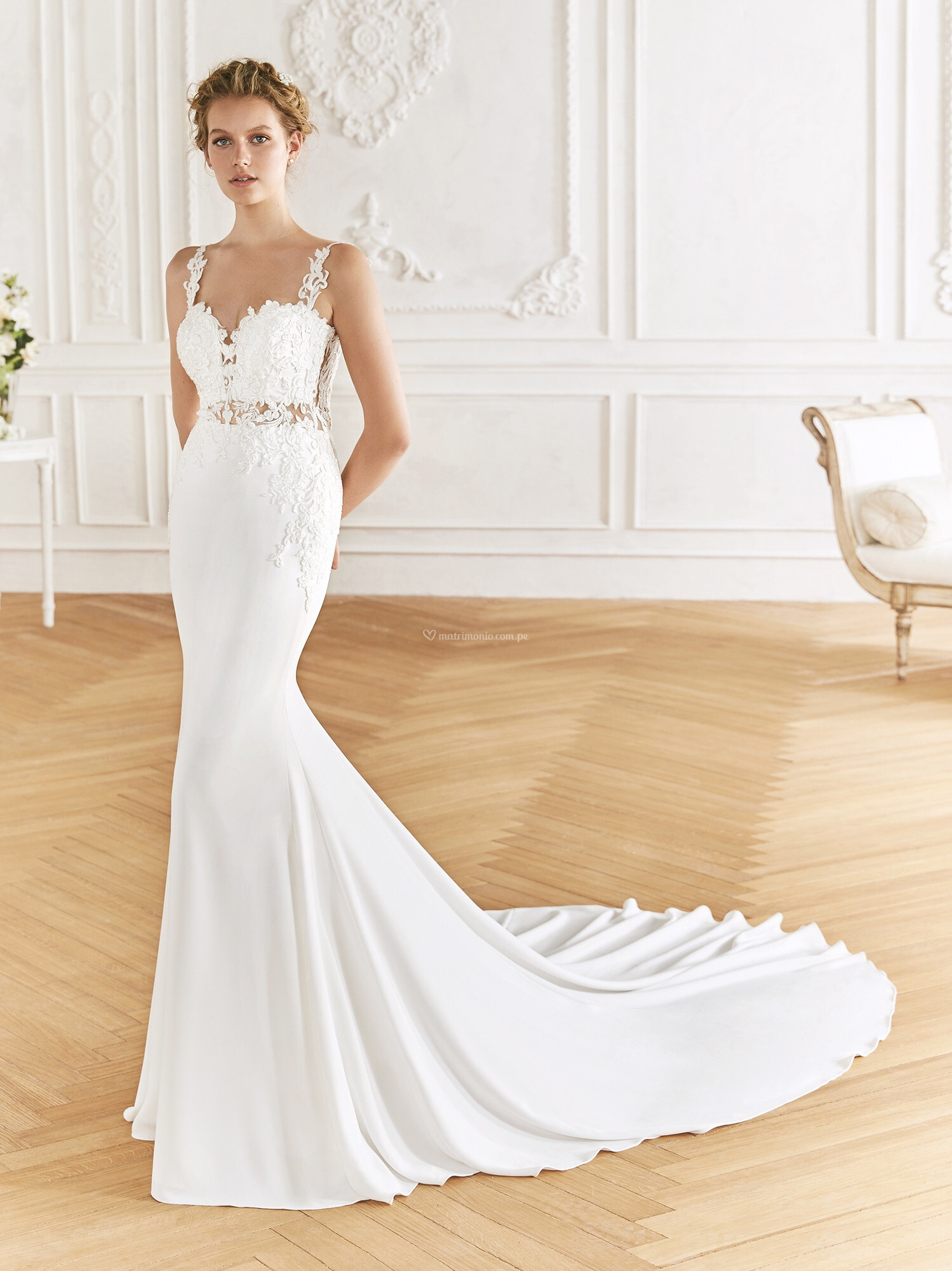 ¡Lo ÚLTIMO en vestidos de novia corte imperio! 👰 💗 3