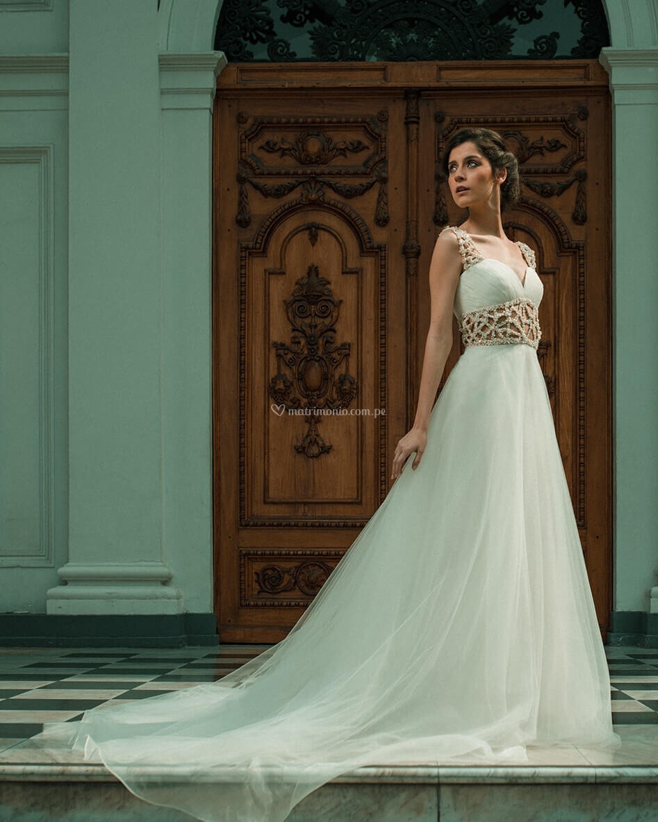 ¡Lo ÚLTIMO en vestidos de novia corte imperio! 👰 💗 4
