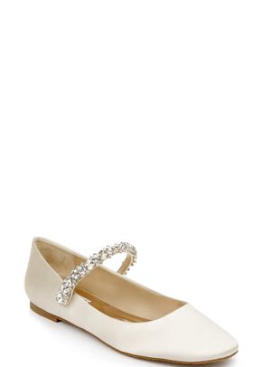 MP6335  Tevin Satin Mary Jane Flat1, Badgley Mischka