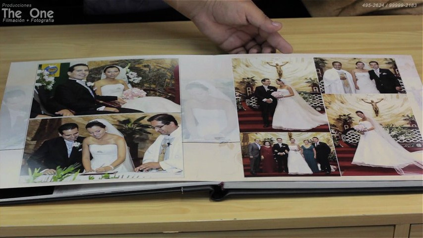 Muestra de photobook boda 