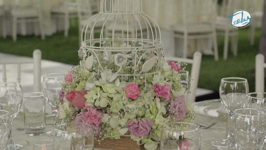 Tzabar Catering video de boda campestre