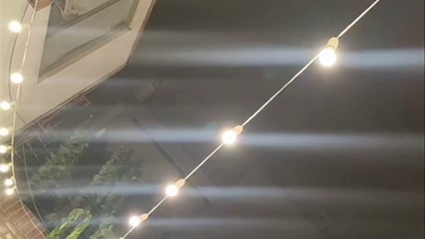 Instalación luces guirnalda led