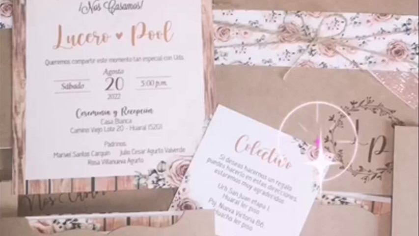 Invitaciones de boda 