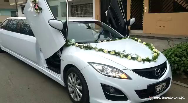 Limosina bodas decorada