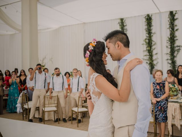 El matrimonio de Lautaro y Denisse en Asia, Lima 3