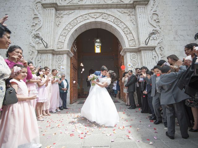 El matrimonio de Diego y Lizbeth