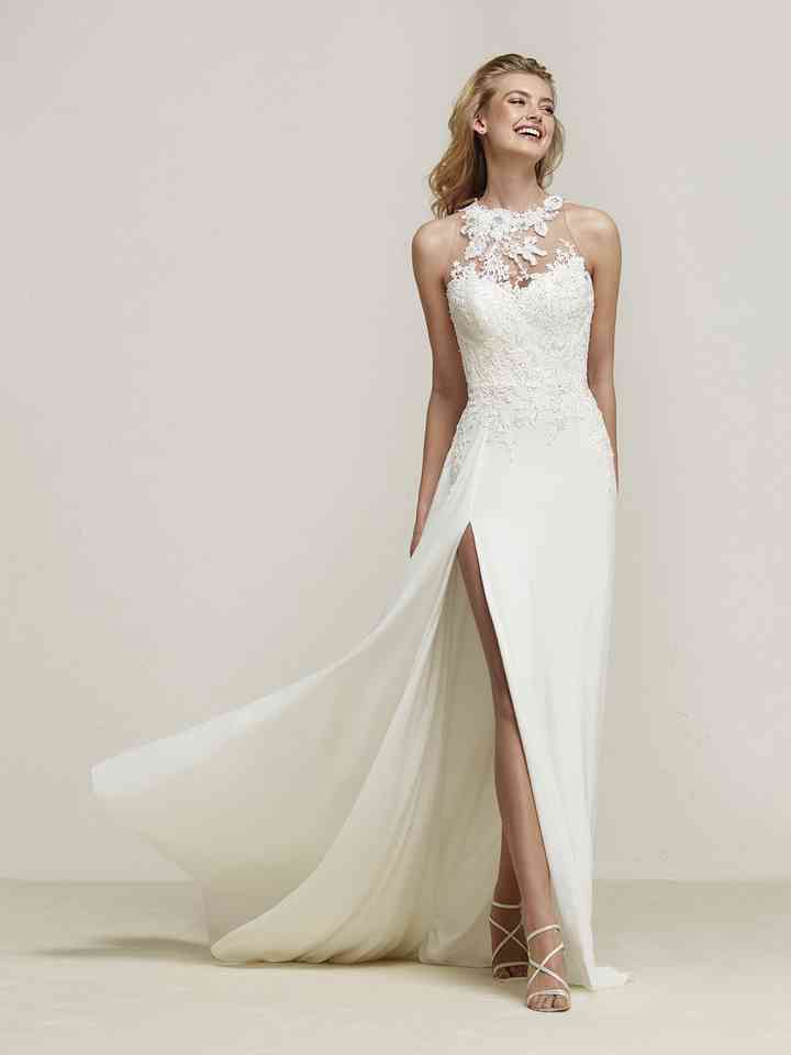 Vestidos De Novia Escote Halter 2018 Sensuales Y Muy Sofisticados