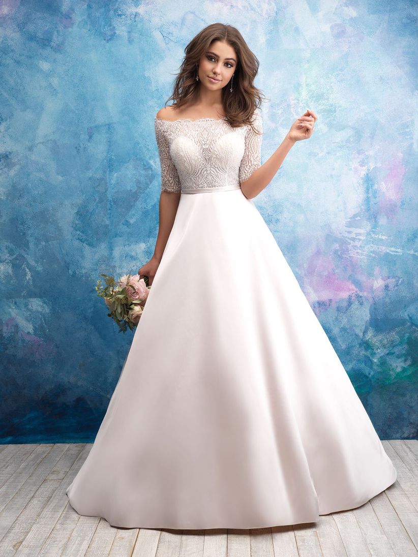 35 vestidos de novia que alargarán tu figura ¡atención novias bajitas!