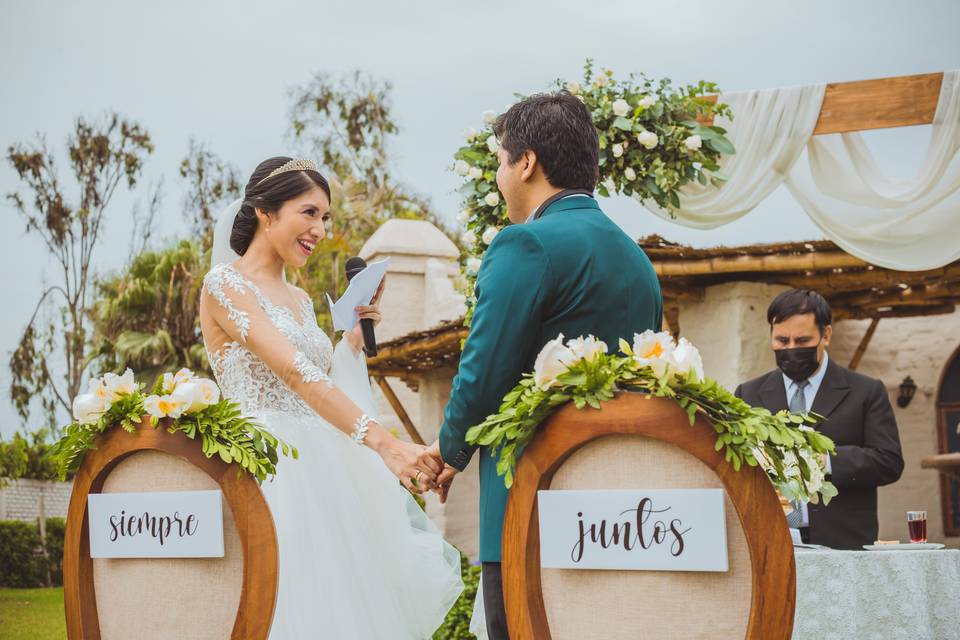 El matrimonio de Óscar y Ximena