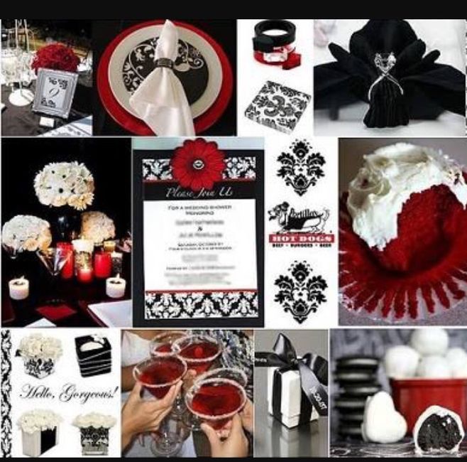 Club de novias en blanco, rojo y negro - 2