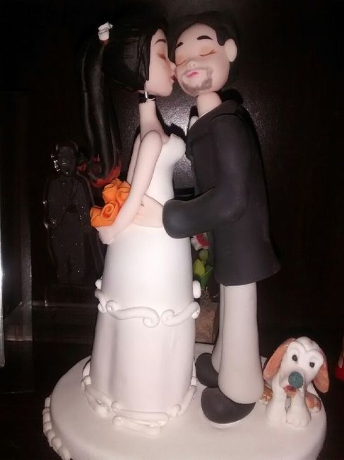 Matrimonio david y tanya - torta y topper cake - 1