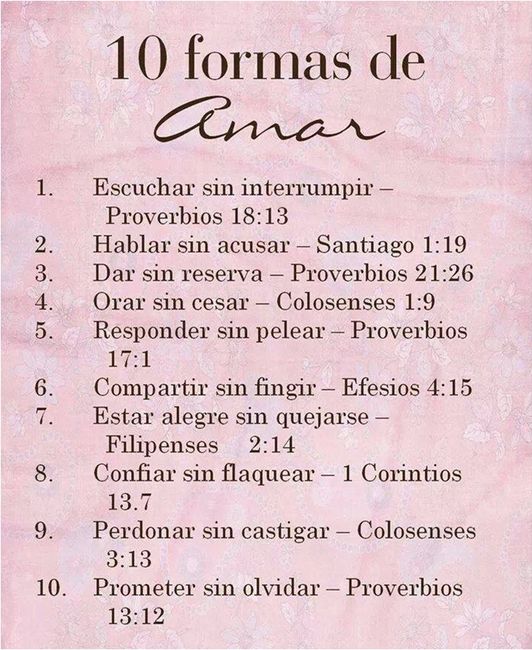 10 formas de AMAR