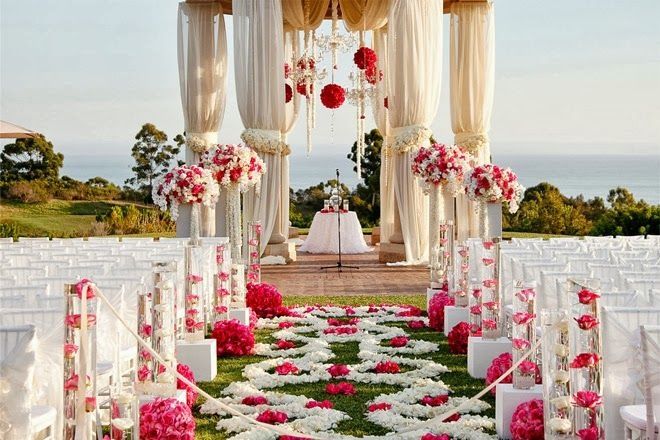 Decoración Altar de boda