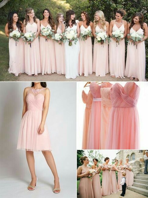 [damas de honor] : vestido rosa cuarzo - 9