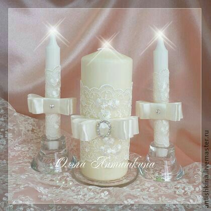 Decoración de velas clasico - elegante - ceremonia de la luz - 9