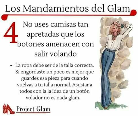 Los mandamientos del glam - 4
