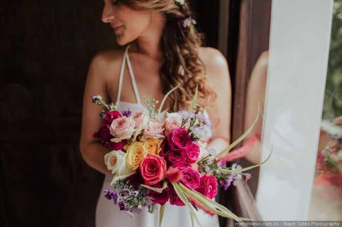 ¡Tu peinado ideal!: ¿Qué bouquet de novia te convence más? 4