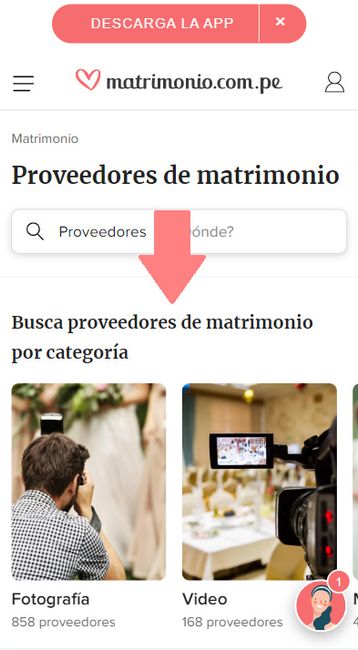 Cómo usar el directorio de Matrimonio.com.pe 3