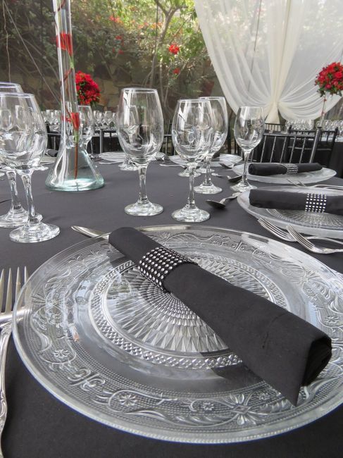 Platos de vidrio tallados para tu banquete nupcial 2